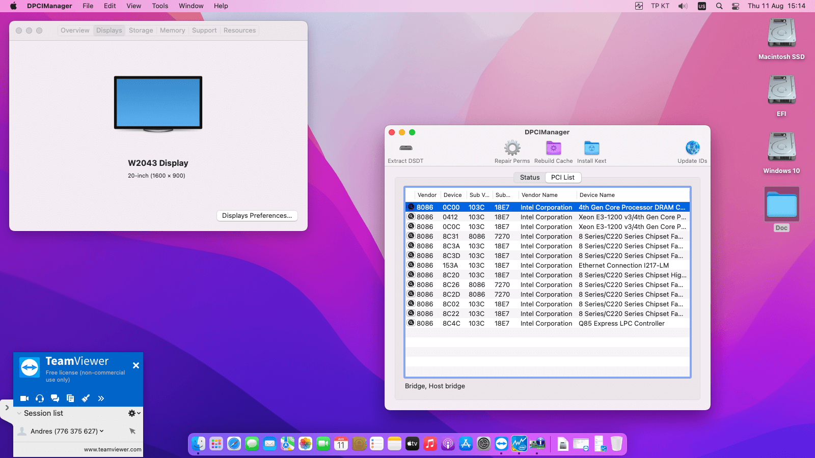 HP Prodesk 600 G1 SFF [Haswell   Intel HD 4600]   OpenCore 2